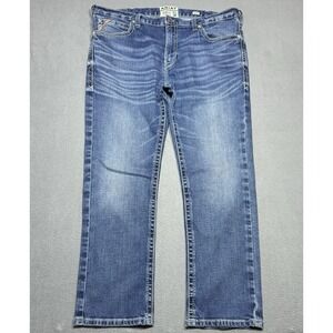 Ariat M7 Jeans Mens 40x30 Slim Fit Straight Leg Silverton Coletrane Cowboy Ranch